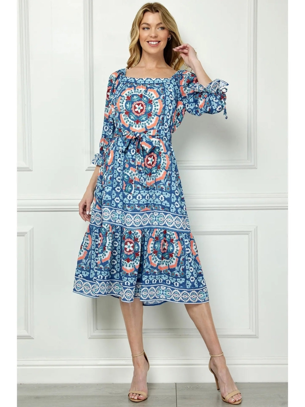 Figueroa& Flower Midi Dress M